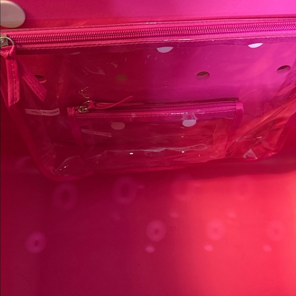 NWT BOGG BAG Pink Large Tote Bag Beach Travel Washable - Picture 5 of 5